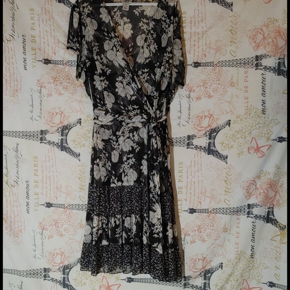 Black & Gray Summer Coverup